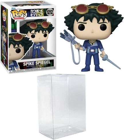Funko POP! Animation: Cowboy Bebop - Spike with Weapon and Sword Bundled with a Byron's Attic Pop Protector in Saudi Arabia
