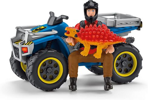 Schleich Dinosaurs, Dinosaur Toy Set for Boys and Girls, Quad Escape from Velociraptor Set with ATV Truck, Ages 4+ in Saudi Arabia