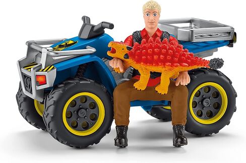 Schleich Dinosaurs, Dinosaur Toy Set for Boys and Girls, Quad Escape from Velociraptor Set with ATV Truck, Ages 4+ in Saudi Arabia