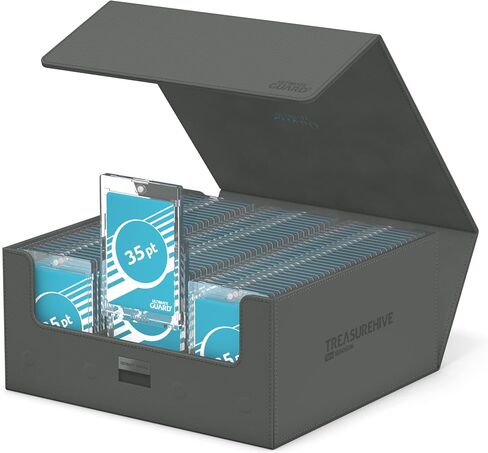 Ultimate Guard Treasurehive 90+, Magnetic Case for 90 Magnetic Card Cases (35pt) or Over 370+ Toploaders, Red, Magnetic Closure & Snaplock Mechanism in Kuwait