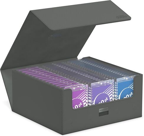 Ultimate Guard Treasurehive 90+, Magnetic Case for 90 Magnetic Card Cases (35pt) or Over 370+ Toploaders, Red, Magnetic Closure & Snaplock Mechanism in Kuwait