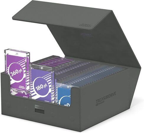 Ultimate Guard Treasurehive 90+, Magnetic Case for 90 Magnetic Card Cases (35pt) or Over 370+ Toploaders, Red, Magnetic Closure & Snaplock Mechanism in Kuwait
