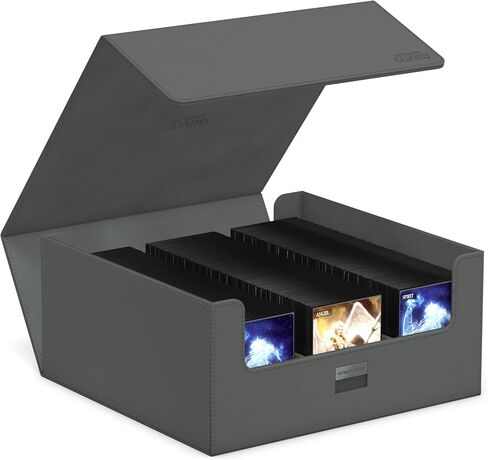 Ultimate Guard Treasurehive 90+, Magnetic Case for 90 Magnetic Card Cases (35pt) or Over 370+ Toploaders, Red, Magnetic Closure & Snaplock Mechanism in Kuwait