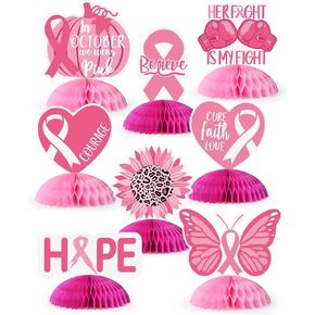 8 قطع للتوعية بسرطان الثدي خلية العسل زينة مركزية حزب سرطان الثدي لوازم المكتب الشريط الوردي هدية عيد للمرأة موضوع أكتوبر حزب حزب حزب الديكور in Kuwait