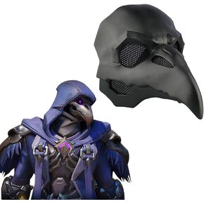 قناع الهالوين Overwatch Reaper Gabriel Reyes Cosplay Mask Game Anime Costume Accessory Prop | مرخص رسميًا in Kuwait