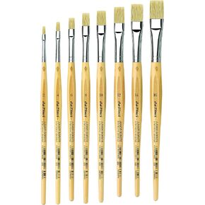 مجموعة Da Vinci Student Set 3529 • شعيرات الخنزير الاصطناعية الصغيرة لأي نوع من الطلاء • مجموعة 8 فرش: سلسلة 329 مسطحة - الأحجام 2، 4، 6، 8، 10، 12، 14 و 16 • صنع في ألمانيا in Kuwait