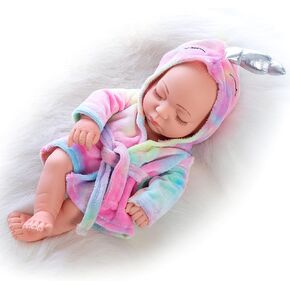 UNICORN ELEMENT دمية سوداء مقاس 8 بوصات دمية طفلة ومجموعة ملابس دمية طفلة من السيليكون الأفريقي قابلة للغسل، ملابس، عصابة شعر، حلقات شعر، دبوس شعر، ملصقات، أفضل هدية للأطفال in Kuwait