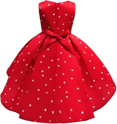 IMEKIS الفتيات ماوس زي هالوين منقطة فستان عقال تأثيري حفلة عيد ميلاد الزي لكعكة سحق صورة تبادل لاطلاق النار 1-11T in Kuwait