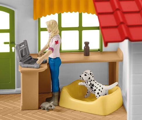 Schleich Farm World, Farm Animal Gifts for Kids, Vet Practice with Horse Figure, Animal Toys, and Accessories, 27-piece set, Ages 3+ in Saudi Arabia