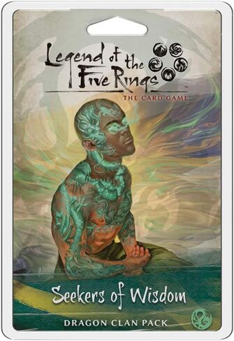 Fantasy Flight Games Legend of The Five Rings: The Card Game Seekers of Wisdom Clan Pack | Tactical Strategy Game for Adults and Teens | Ages 14+ | 2 Players | Avg. Playtime 45-90 Minutes | Made in Saudi Arabia