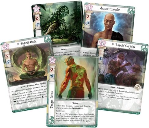 Fantasy Flight Games Legend of The Five Rings: The Card Game Seekers of Wisdom Clan Pack | Tactical Strategy Game for Adults and Teens | Ages 14+ | 2 Players | Avg. Playtime 45-90 Minutes | Made in Saudi Arabia
