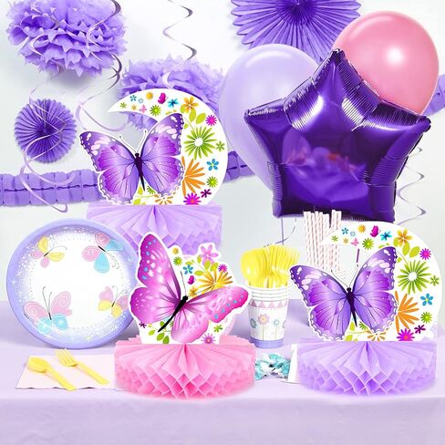 6 قطع من الطاولة المركزية على شكل فراشة خلية النحل من بوسوها،زينة حفلات فراشات زينة عيد الميلاد لوازم الحفلات لحفلات أعياد الميلاد وحفلات الزفاف على شكل فراشة in Kuwait