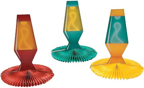 70's Party Centerpiece - set of 3 Lava Lamps - Party Decor in Saudi Arabia