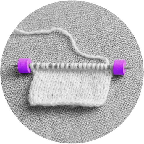 متماسكة إبر الحياكة حماة نقطة / سدادات إبر سدادات الحياكة / الكروشيه / الخ. سدادات غرزة ملونة (4 ألوان -1) in Kuwait