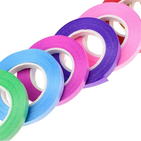 HNGSON Colorful Curling Ribbon Balloon Ribbons Gift Wrapping Ribbon 10m Length, Pack of 9 in Kuwait