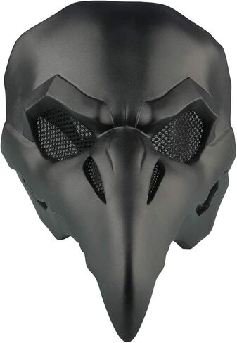 قناع الهالوين Overwatch Reaper Gabriel Reyes Cosplay Mask Game Anime Costume Accessory Prop | مرخص رسميًا in Kuwait
