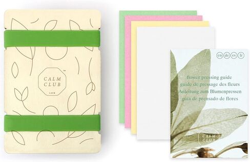 مجموعة ضغط الزهور من كالم كلوب | مجموعة حفظ الزهور | زهور مجففة للحرف اليدوية والزهور المضغوطة للحرف اليدوية | مجموعة تجفيف الزهور | حرف الزهور الجافة للبالغين | مجموعة ضغط الزهور للبالغين in Kuwait