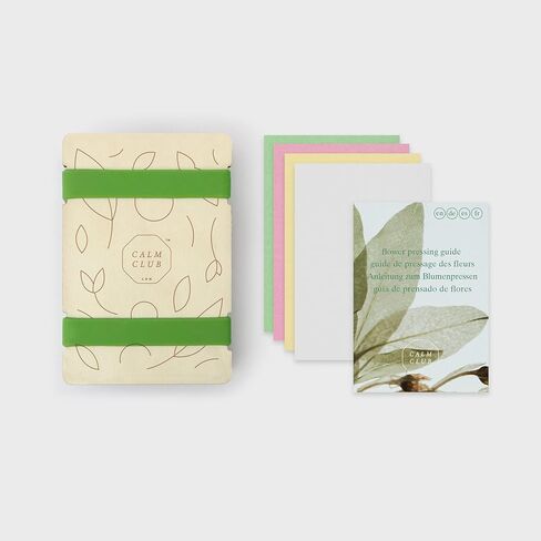 مجموعة ضغط الزهور من كالم كلوب | مجموعة حفظ الزهور | زهور مجففة للحرف اليدوية والزهور المضغوطة للحرف اليدوية | مجموعة تجفيف الزهور | حرف الزهور الجافة للبالغين | مجموعة ضغط الزهور للبالغين in Kuwait