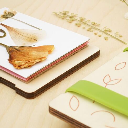 مجموعة ضغط الزهور من كالم كلوب | مجموعة حفظ الزهور | زهور مجففة للحرف اليدوية والزهور المضغوطة للحرف اليدوية | مجموعة تجفيف الزهور | حرف الزهور الجافة للبالغين | مجموعة ضغط الزهور للبالغين in Kuwait