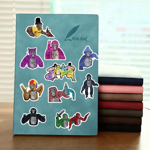 مجموعة ملصقات العاب من 50 قطعة من ملصقات غوريلا وزجاجة المياه واللابتوب والامتعة والجوال ولوح التزلج وسجل القصاصات، ملصقات علامات غوريلا مقاومة للماء للاطفال والمراهقين والبالغين in Kuwait