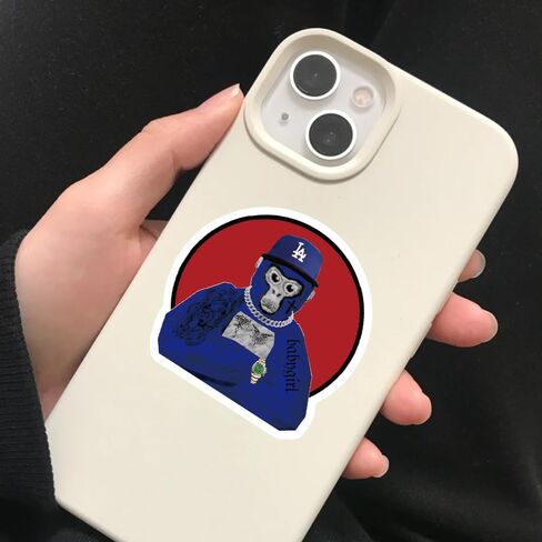 مجموعة ملصقات العاب من 50 قطعة من ملصقات غوريلا وزجاجة المياه واللابتوب والامتعة والجوال ولوح التزلج وسجل القصاصات، ملصقات علامات غوريلا مقاومة للماء للاطفال والمراهقين والبالغين in Kuwait