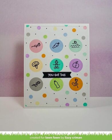 Lawn Fawn Clear Stamps - Plan On It: Fitness (LF1483) in Saudi Arabia