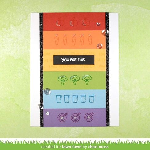 Lawn Fawn Clear Stamps - Plan On It: Fitness (LF1483) in Saudi Arabia