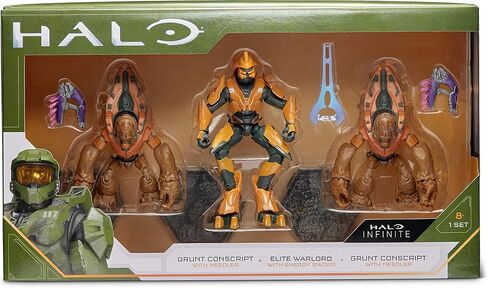 HALO 4" 3 Figure Pack Assortment - UNSC Marines with Weapons Fans - Build Your Universe - Amazon Exclusive in Saudi Arabia