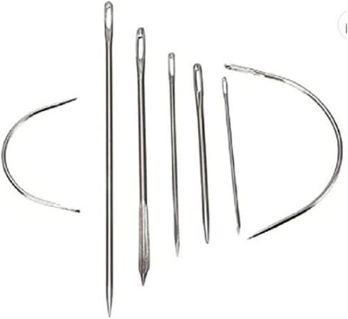 خيط المعيشة في الهواء الطلق من Coats، حزمة S971 بطول 200 ياردة مع إبر يدوية متنوعة شديدة التحمل من Bella's Crafts، 7 قطع (أسود) in Kuwait