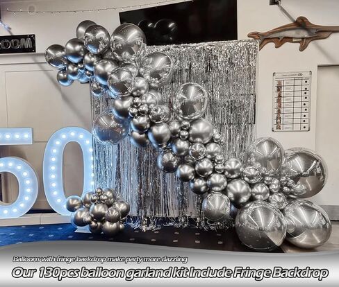 طقم قوس بالون وردي ساخن من FOTIOMRG 130 قطعة، 18 12 10 5 بوصة بالونات لاتكس وردية ساخنة بأحجام مختلفة لأعياد الميلاد وحفلات الزفاف وحفلات الزفاف وحفلات العازبة (مع خلفية هامشية) in Kuwait