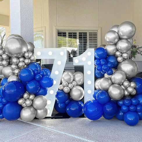 طقم قوس بالون وردي ساخن من FOTIOMRG 130 قطعة، 18 12 10 5 بوصة بالونات لاتكس وردية ساخنة بأحجام مختلفة لأعياد الميلاد وحفلات الزفاف وحفلات الزفاف وحفلات العازبة (مع خلفية هامشية) in Kuwait