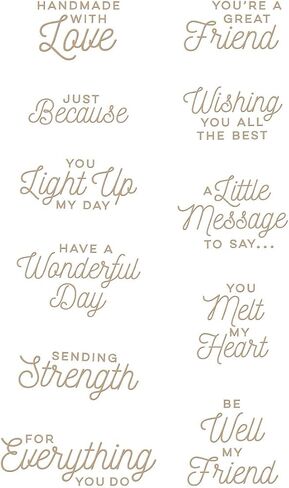 Spellbinders Sealed Sentiments Glimmer Hot Foil Plate, ONE in Saudi Arabia