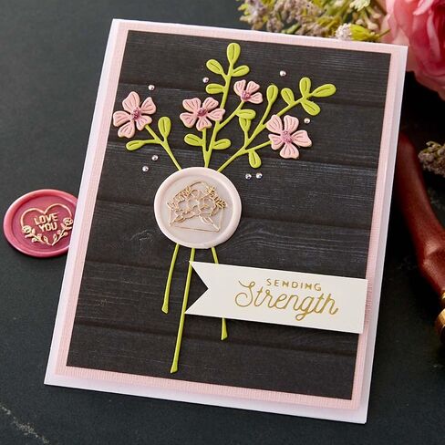 Spellbinders Sealed Sentiments Glimmer Hot Foil Plate, ONE in Saudi Arabia