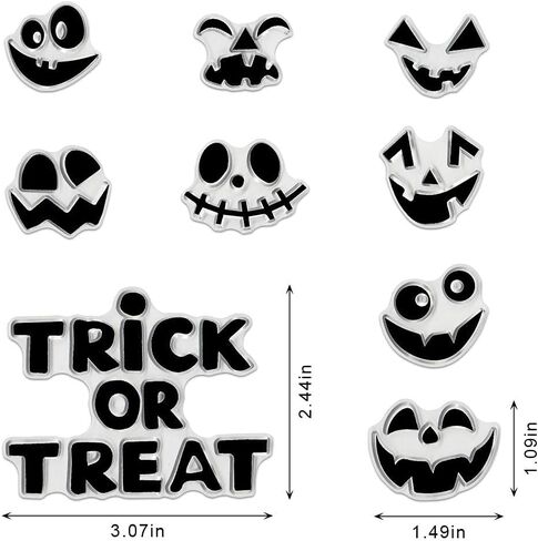 Happy Halloween Clear Pumpkin Lantern Spider Web Stamps - Autumn Fall Leaf Stamps for Holiday Card Making, Decoration & DIY Crafts in Kuwait