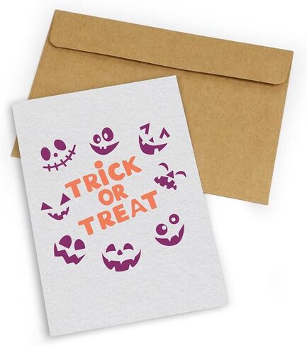 Happy Halloween Clear Pumpkin Lantern Spider Web Stamps - Autumn Fall Leaf Stamps for Holiday Card Making, Decoration & DIY Crafts in Kuwait