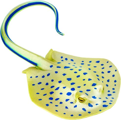 Safari Ltd. Blue Spotted Ray Figurine - Lifelike 6.5" Model Figure - Educational Toy for Boys, Girls, and Kids Ages 3+ in Saudi Arabia