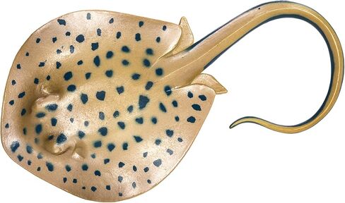 Safari Ltd. Blue Spotted Ray Figurine - Lifelike 6.5" Model Figure - Educational Toy for Boys, Girls, and Kids Ages 3+ in Saudi Arabia