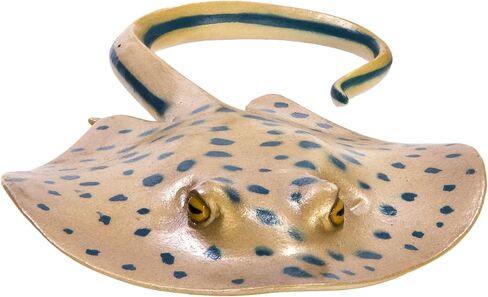 Safari Ltd. Blue Spotted Ray Figurine - Lifelike 6.5" Model Figure - Educational Toy for Boys, Girls, and Kids Ages 3+ in Saudi Arabia