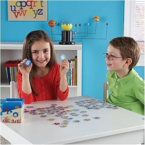 Learning Resources I Sea 10! Game, Math Games, Addition and Subtraction, Homeschool & Classroom Math Games, Educational, Includes 100 Cards, Ages 6+ in Saudi Arabia