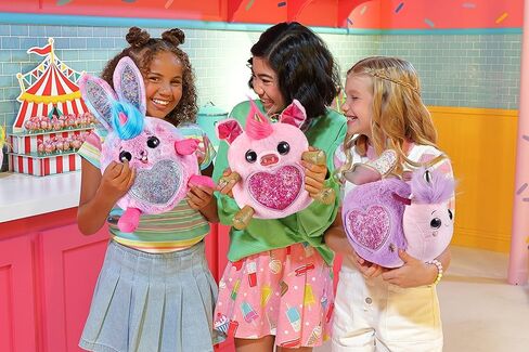 Rainbocorns Jelly Shake Surprise Series 2 Hippo by ZURU Cuddle Plush Scented Stuffed Animal, Slime Mix, Talkback Feature and More, Ages 3+ (Hippo) in Kuwait