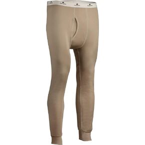 Indera Men's Military Weight Fleeced Polyester Thermal Underwear Pant