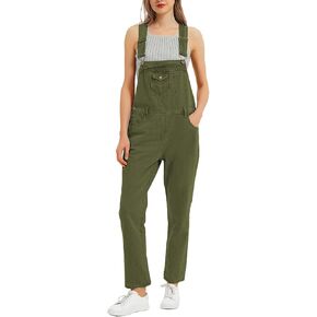 Anna-Kaci Womens Loose Denim Overalls Pants Fashion Bib Jeans Jumpsuits for Women