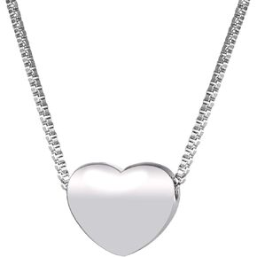 U7 Tiny Heart Necklace for Women, Stainless Steel 18K Gold/Black/Rose Gold Plated Link Chain Dainty Love Hearts Pendant Necklaces in Kuwait