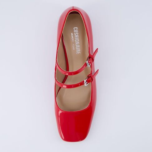 CUSHIONAIRE Women's Twiggy Mary Jane Dress Shoe +Memory Foam, Wide Widths Available in Saudi Arabia
