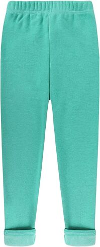 Girls Winter Warm Leggings Kids Fleece Lined Thick Basic Full Pants for 3-11 Years in Kuwait