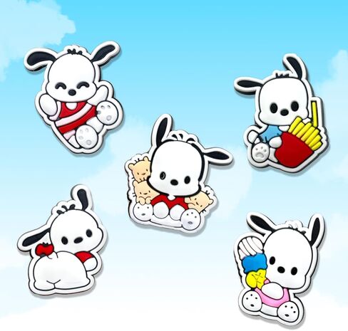 15 قطعة من تعليقات تزيين احذية الكلب اللطيفة لقباقيب كروكس، اكسسوارات كارتون للجراء وهدايا الحفلات للاطفال الاولاد والبنات، معدن غير ثمين، بدون احجار كريمة, معدن, بدون الأحجار الكريمة in Kuwait