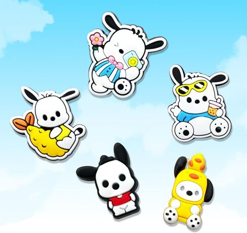 15 قطعة من تعليقات تزيين احذية الكلب اللطيفة لقباقيب كروكس، اكسسوارات كارتون للجراء وهدايا الحفلات للاطفال الاولاد والبنات، معدن غير ثمين، بدون احجار كريمة, معدن, بدون الأحجار الكريمة in Kuwait