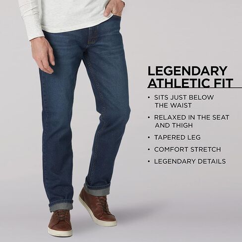 Lee Men's Legendary Athletic Taper Jean in Saudi Arabia