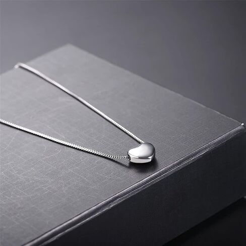 U7 Tiny Heart Necklace for Women, Stainless Steel 18K Gold/Black/Rose Gold Plated Link Chain Dainty Love Hearts Pendant Necklaces in Kuwait