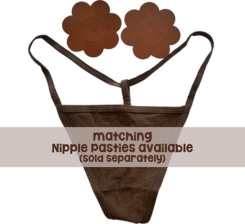 EVERYTHING CROPOVER Low Rise Skintone G String No-Show Thong Panty Underwear for Black and Brown Skin Women for Carnival in Saudi Arabia